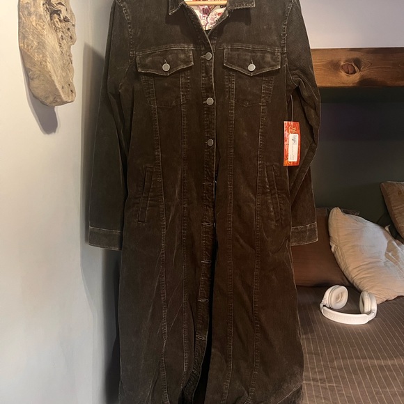 Scully western Corduroy duster L jacket/dress - Picture 2 of 12